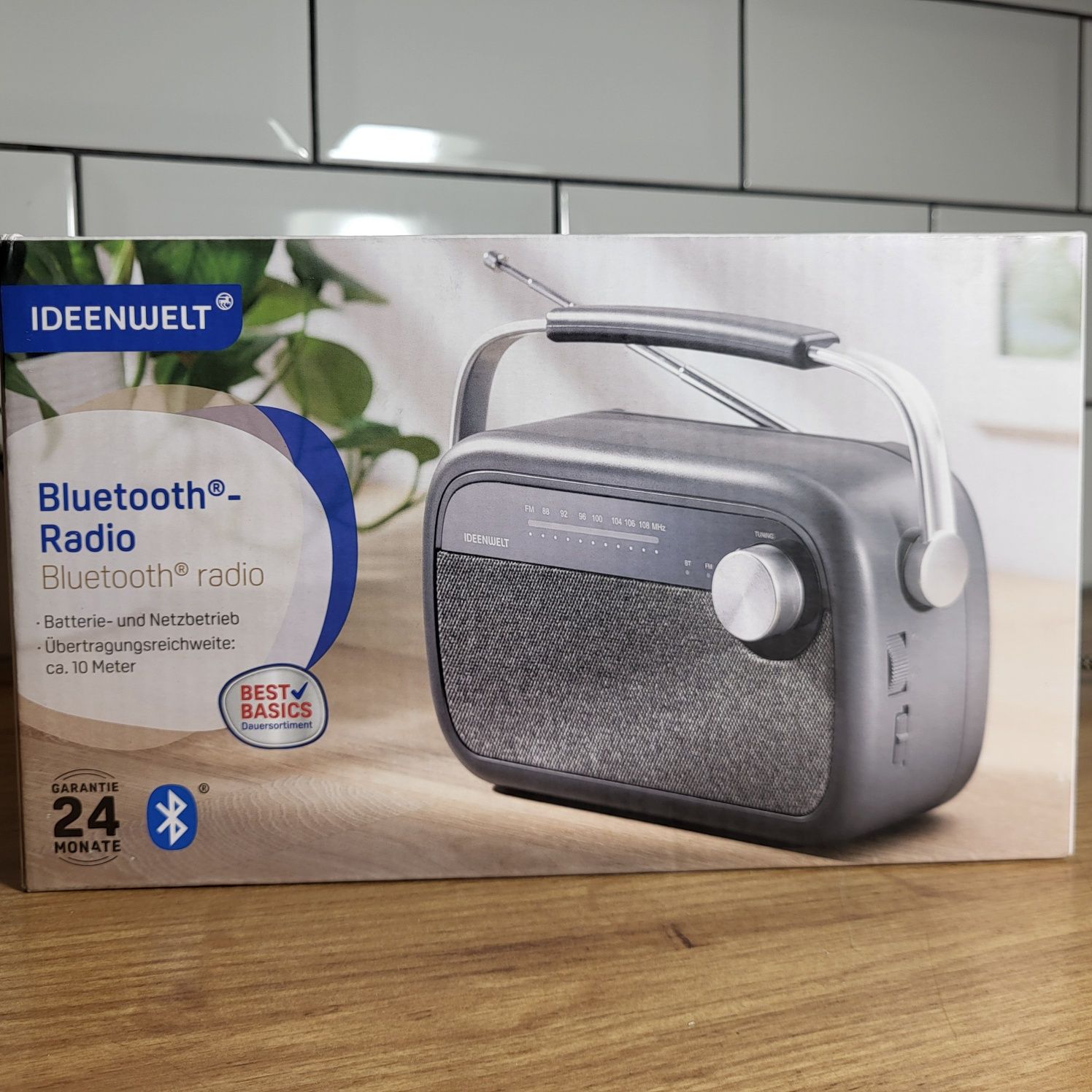 Radyjko retro z bluetooth IDEENWELT