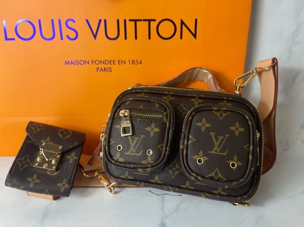 Louis Vuitton - UTILITY CROSSBODY, nerka, saszetka, pasek - monogram 3