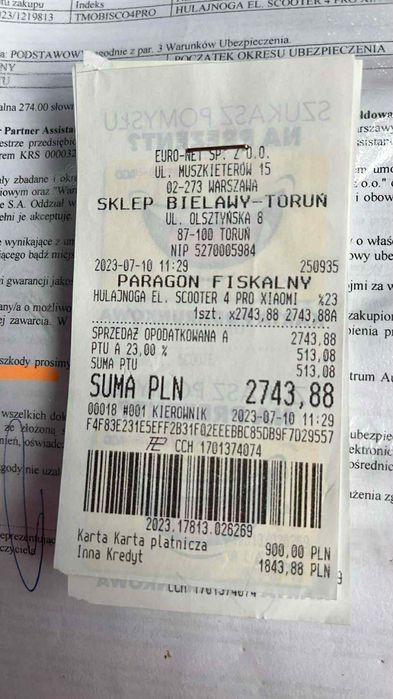 Hulajnoga XIAOMI 4 PRO