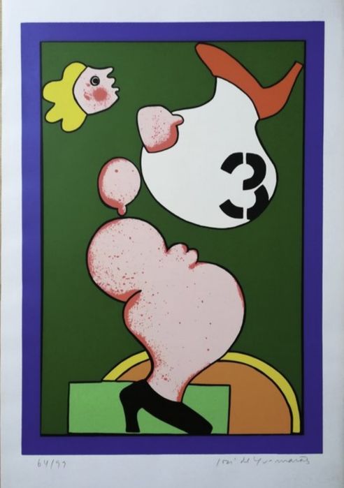 José de Guimarães - serigrafia