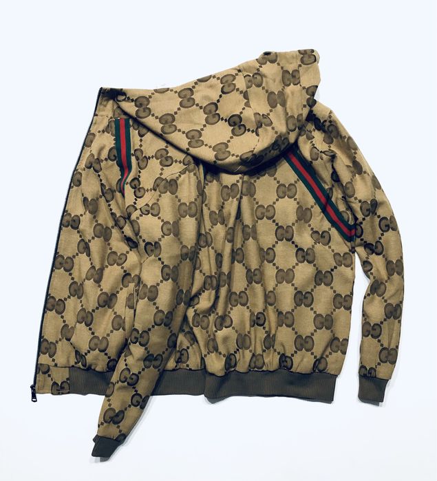 Jesienna kurtka meska Gucci kaptur