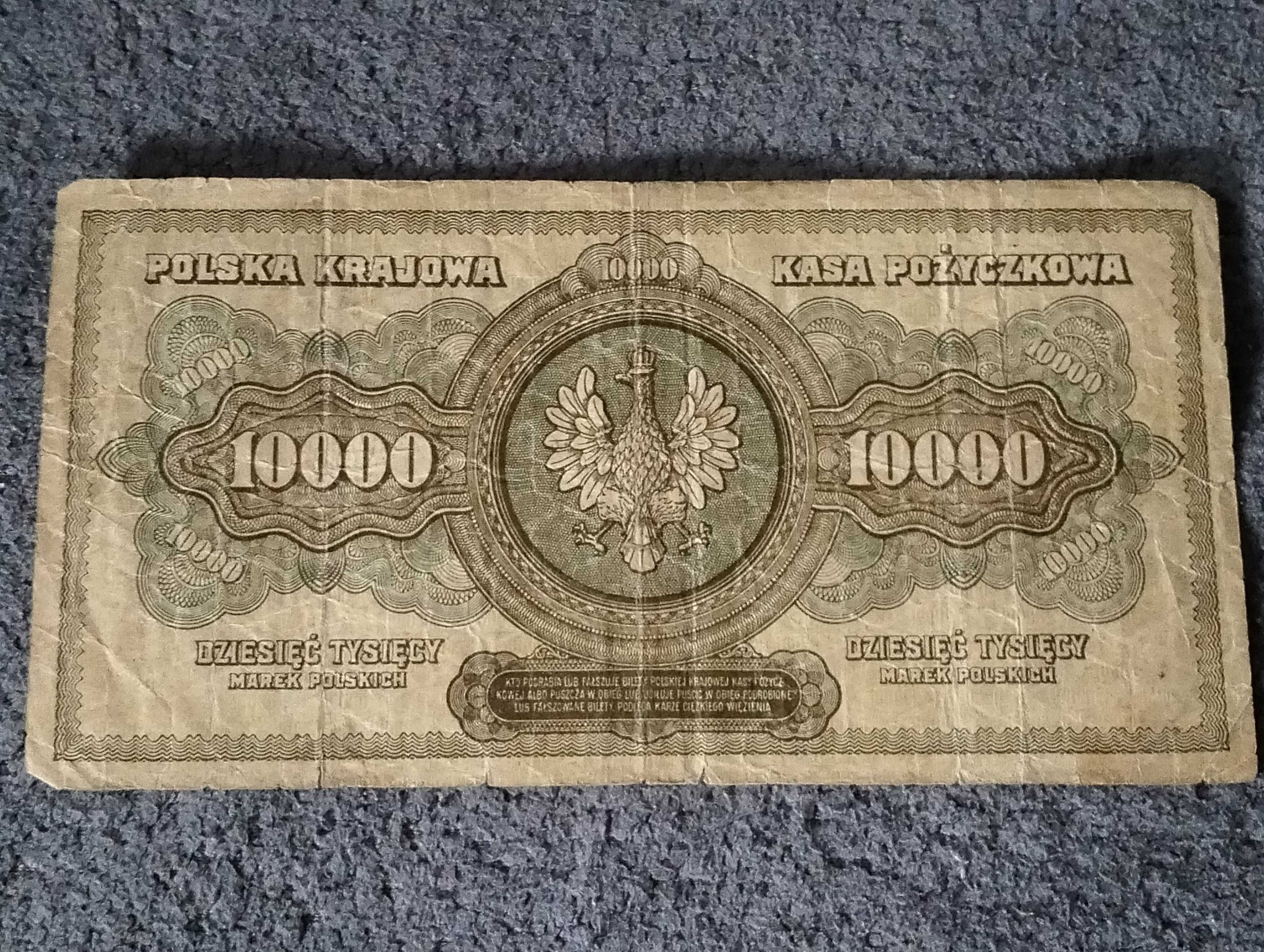 Banknot 10000 marek polskich 1922, seria E