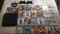 PlayStation 3 slim psp 3 slim com 26 jogos