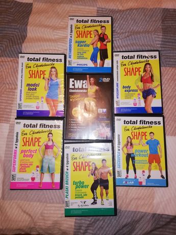 Plyty DVD Ewa Chodakowska fitness 7 sztuk