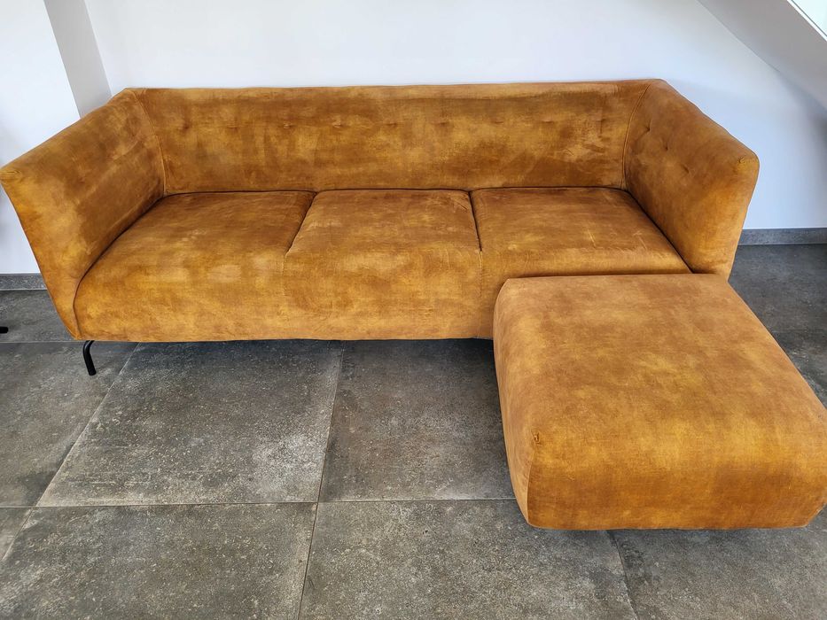SOFA NORDICLINE 205 x 85 x 75 cm + PUF 65 x 70 cm