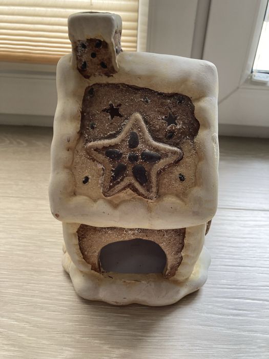 Lampion domek chatka z piernika święta ozdoba