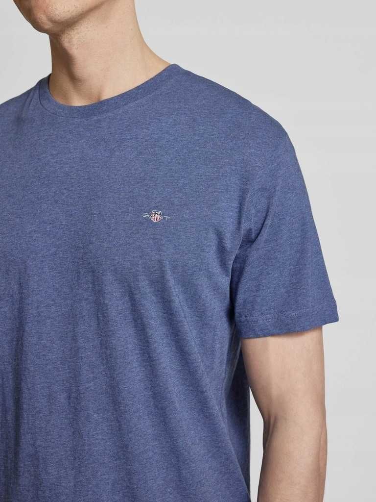 Gant T-shirt męski rozmiar 3XL Marine Melange