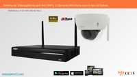 Videovigilância sem fios (WiFi) 2 Câmaras Mini-Dome 4 mpx, Dahua