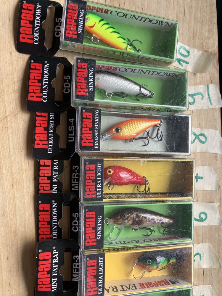 woblery rapala rozne
