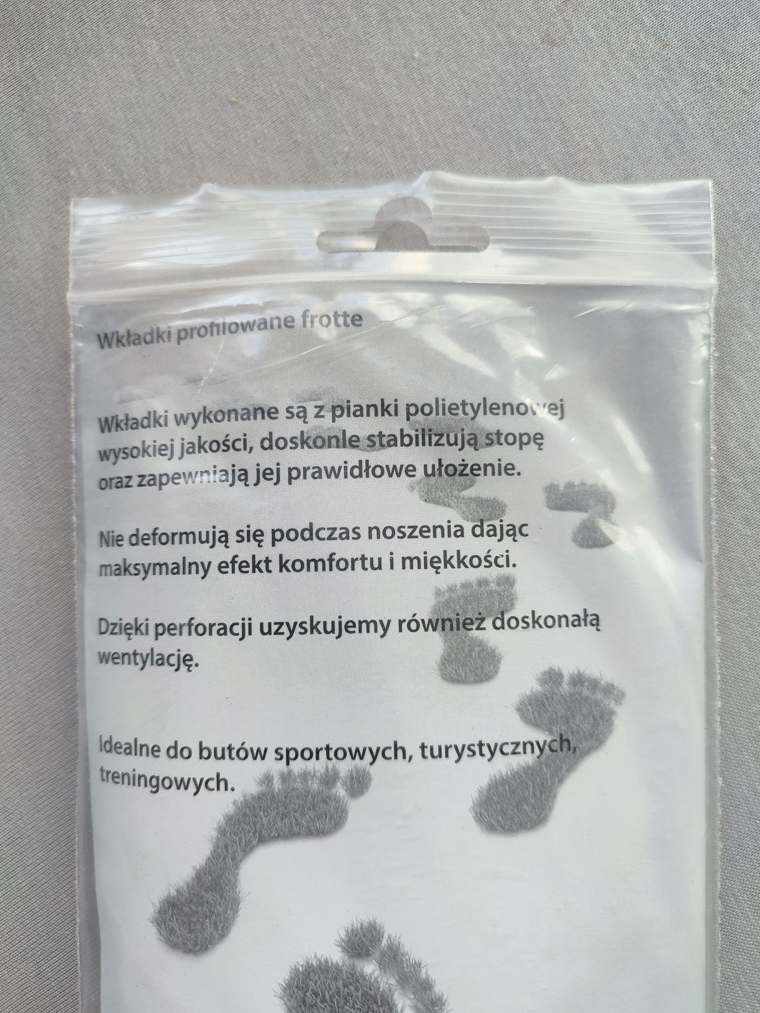 Wkładki profilowane frotte do butów r. 40