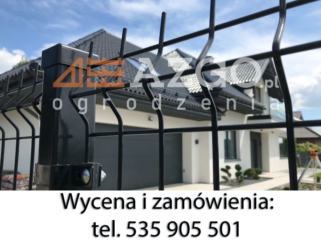 Ogrodzenie panelowe Panele ogrodzeniowe Płot panelowy siatka 3D i 2D