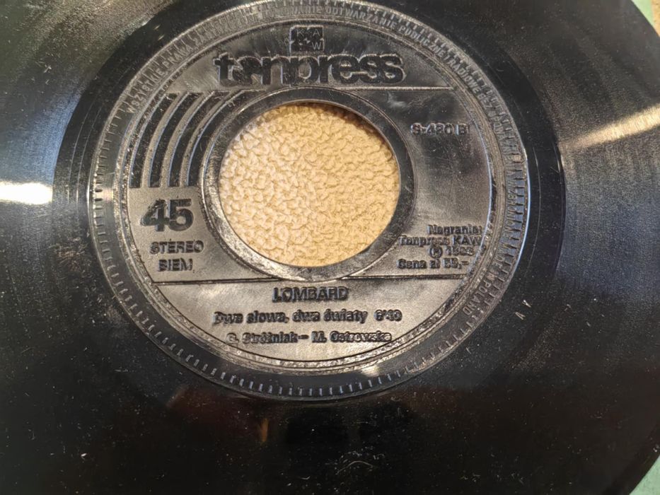 Maanam Lombard Universe 5x singiel VG+ Unikaty PRL Tonpress