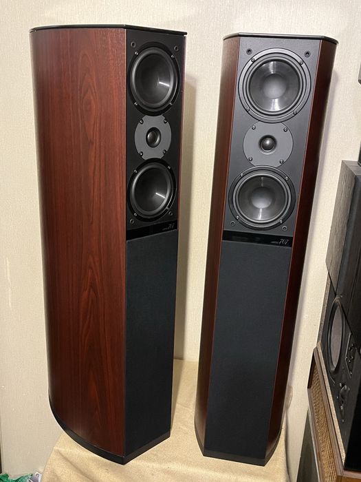 Шикарная акустика топ класса JAMO 707 (НЧ 2х203мм/200Вт/26кг)(ЗВУК!)