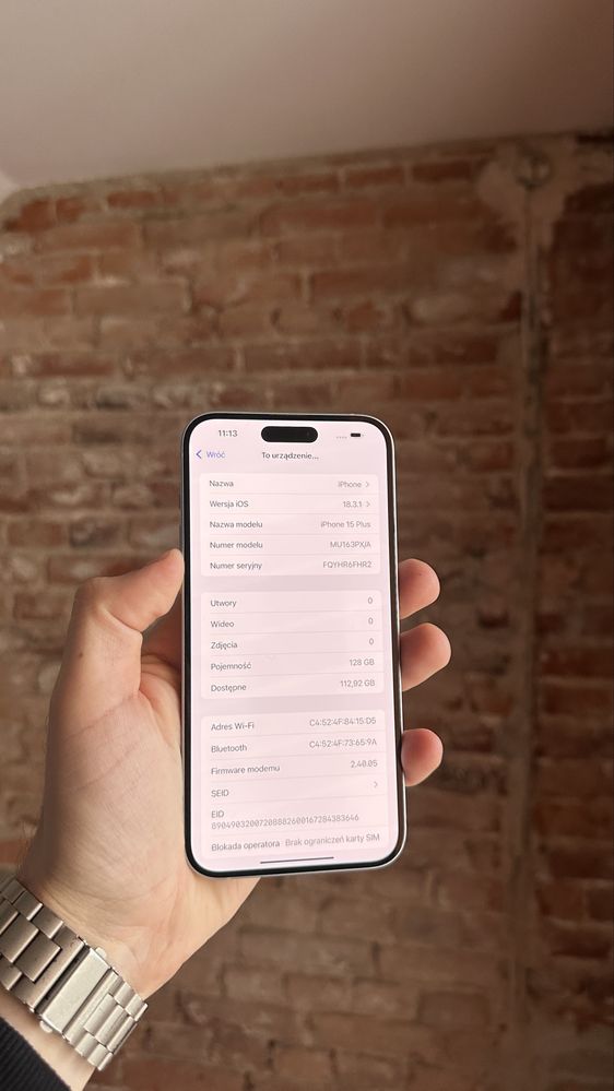 Iphone 15 Plus 128 Gb Blue 90% Bateria