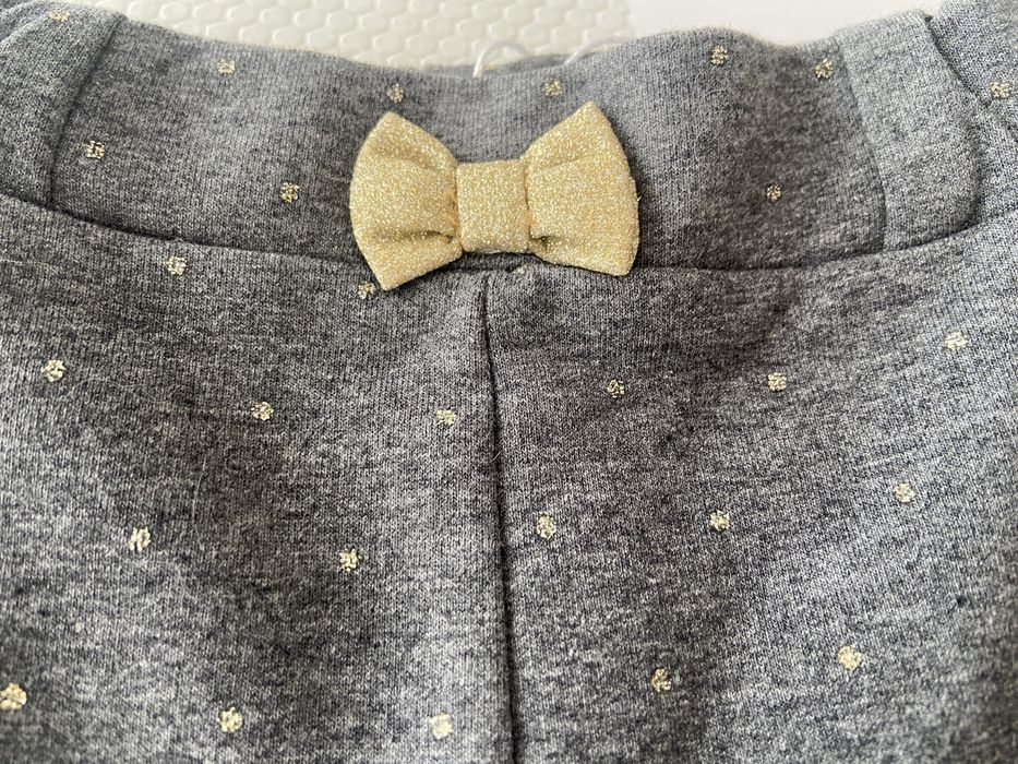 Calções Chicco cinzento/dourado 18 meses