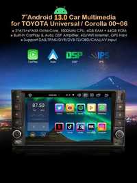 Auto radio Universal Toyota Android 13 64GB radio/dvd/cd/usb/sd/gp