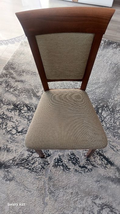 Stół, krzesła, 6 krzeseł BRW