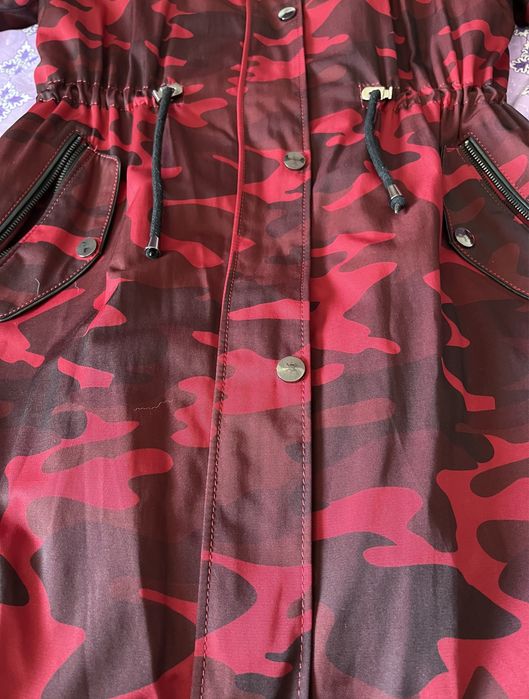 Пуховик женский стиль милитари