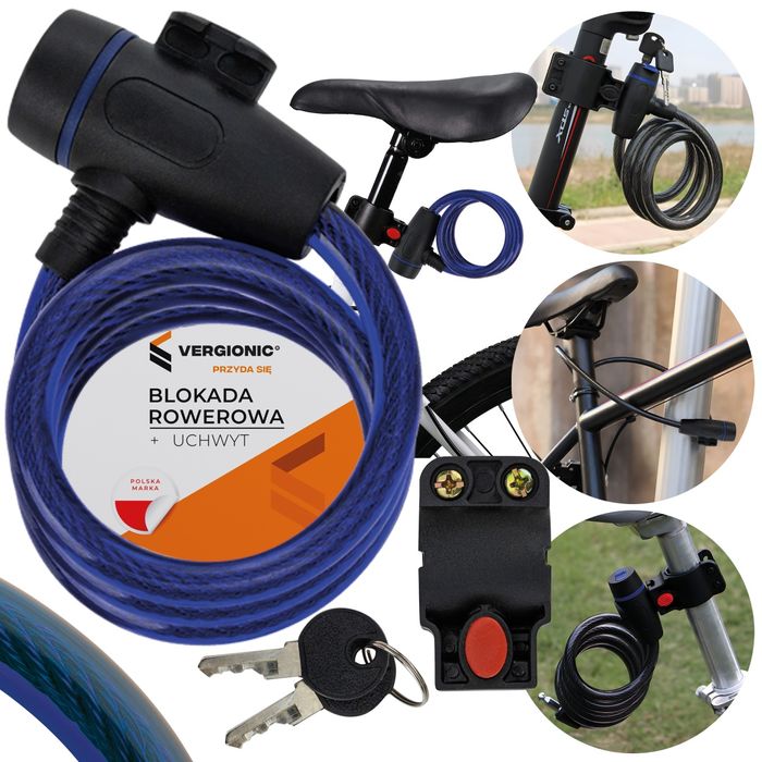 Blokada rowerowa zamek do roweru zapięcie rowerowe