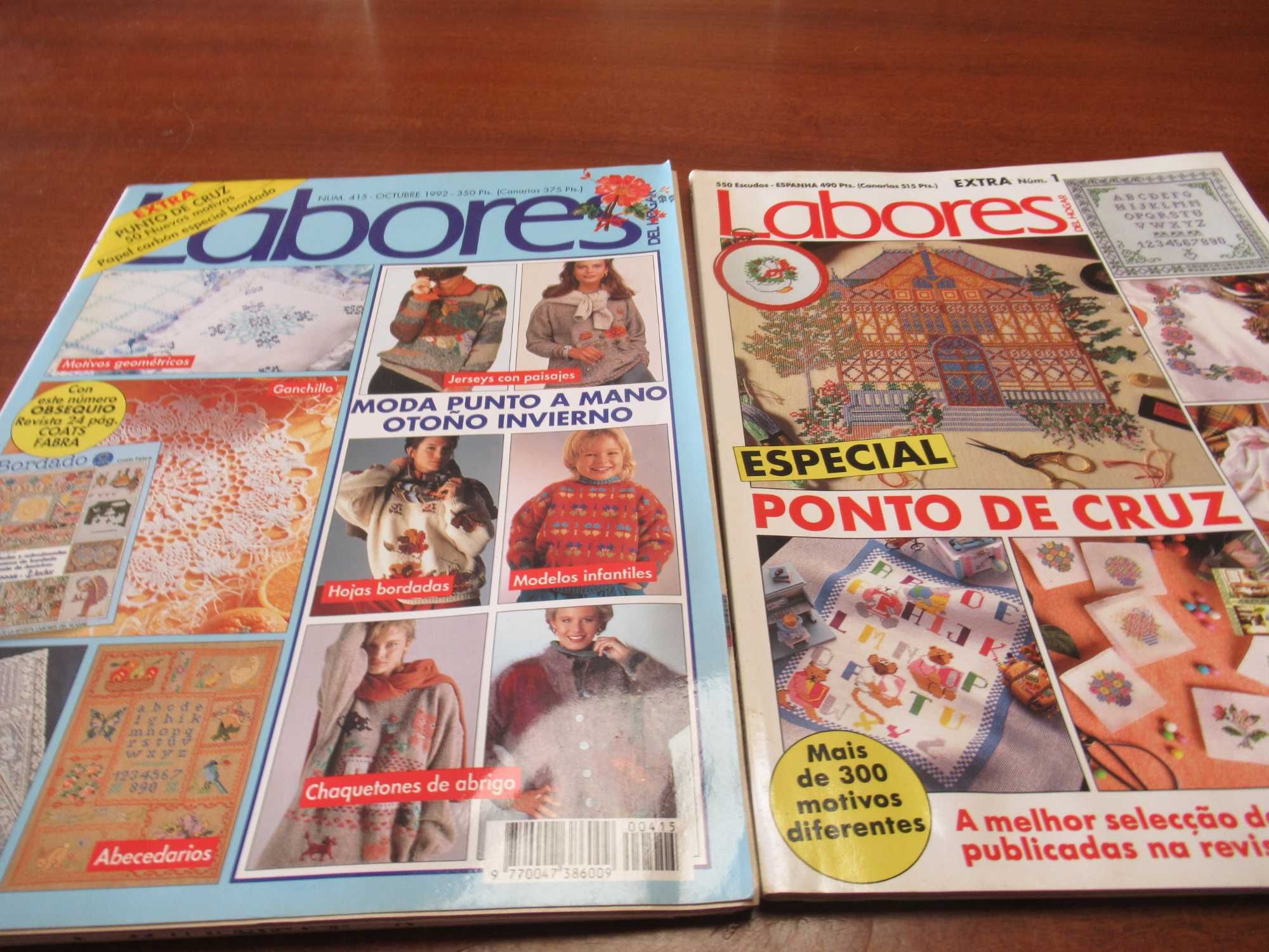 Revistas Labores - Tricot, Crochet, P.Cruz,  Bordados