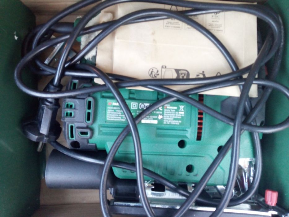 Wyrzynarka PARKSIDE PSTD 800 F5 – jak nowa, komplet, użyta tylko raz