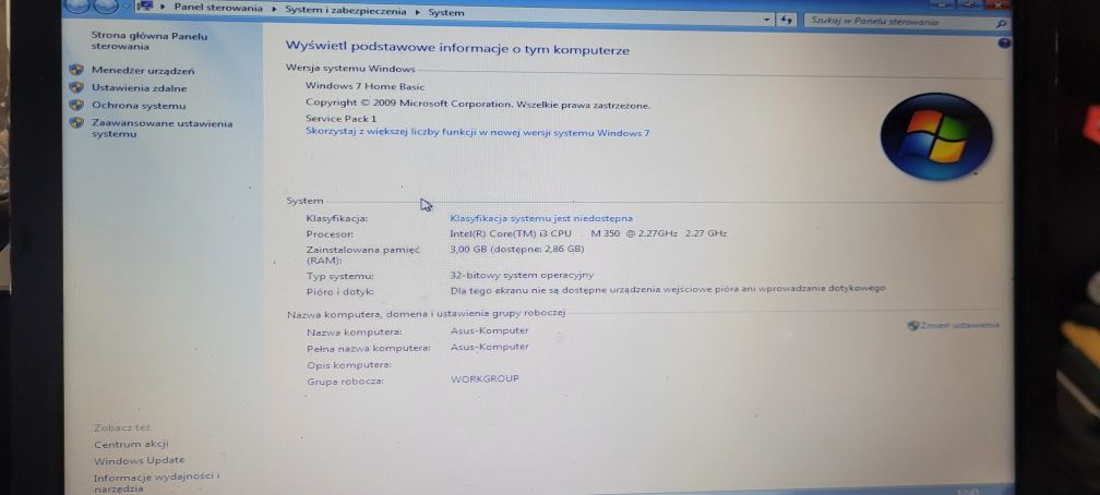 Laptop Asus A52F stan bdb