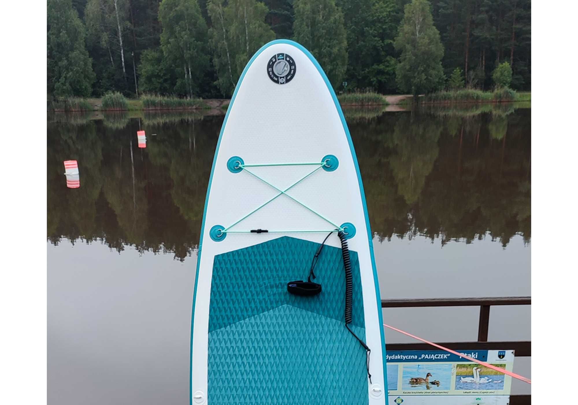 SUP dmuchana deska pływania Paddle-Board 300 cm z finem NOWA