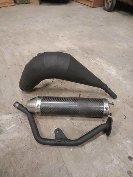 Dyfuzor Gianelli wydech tłumik Am6 Minarelli Derbi Senda