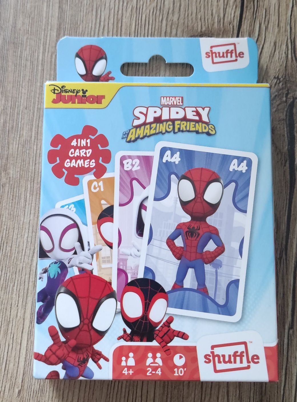 Gra karty gry karciane Marvel Spider-Man Spidey 4w1 nowe
