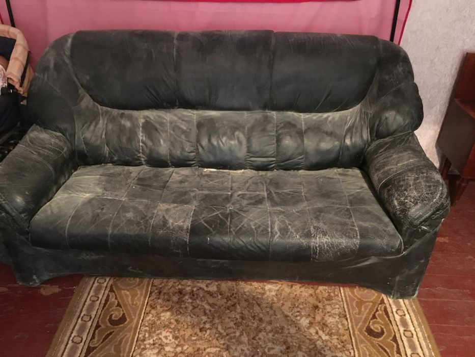 Диван и 2 кресла под перетяжку