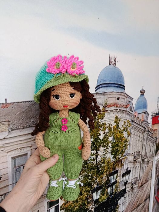 Вязаная кукла,  Игрушка ручной работы
