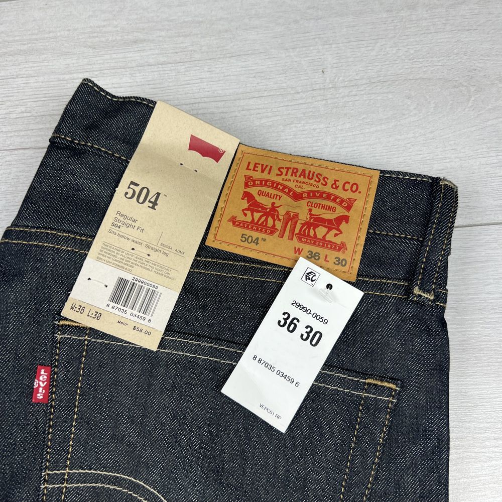 Levis 504 чоловічі джинси штани 36*30