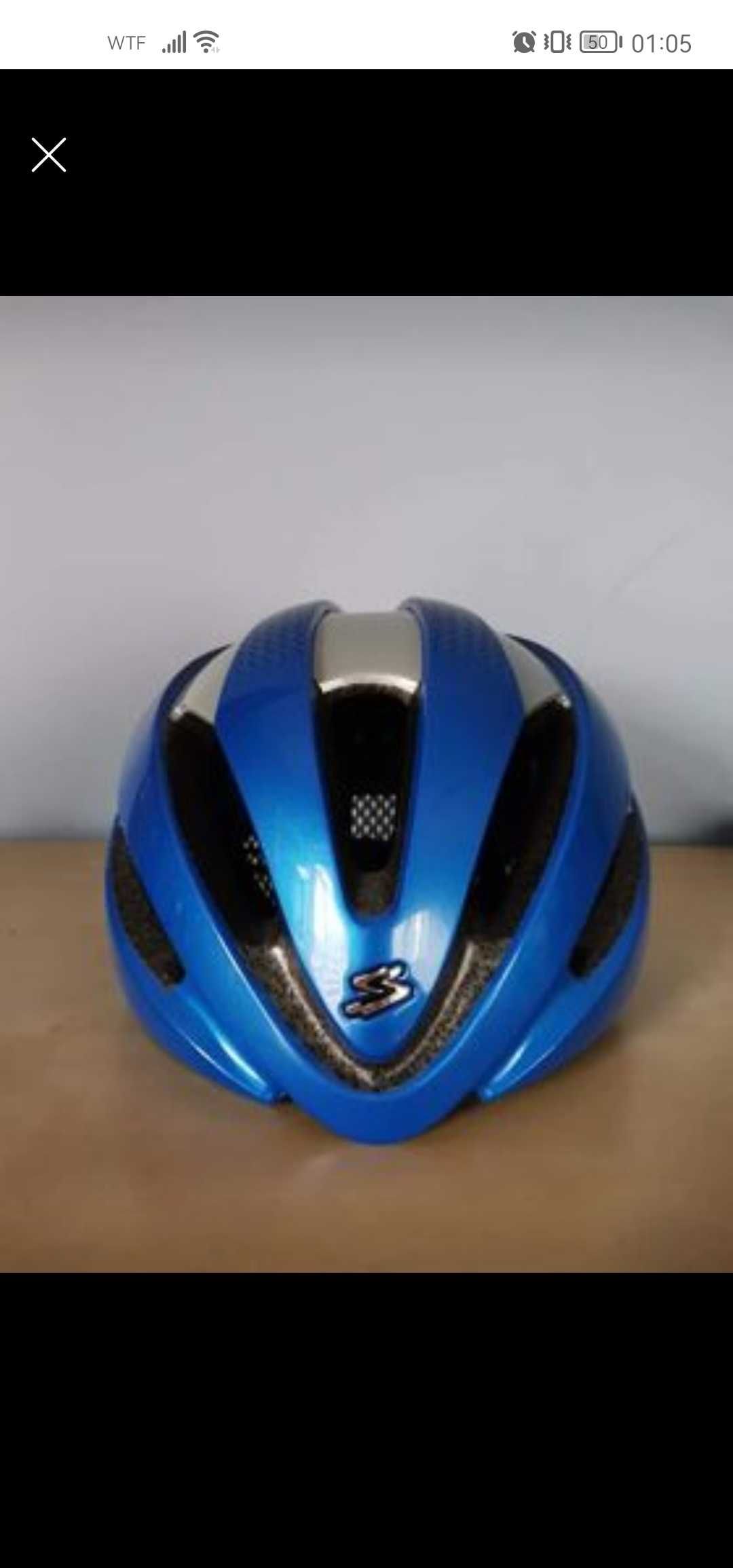 Capacete azul Spiuk