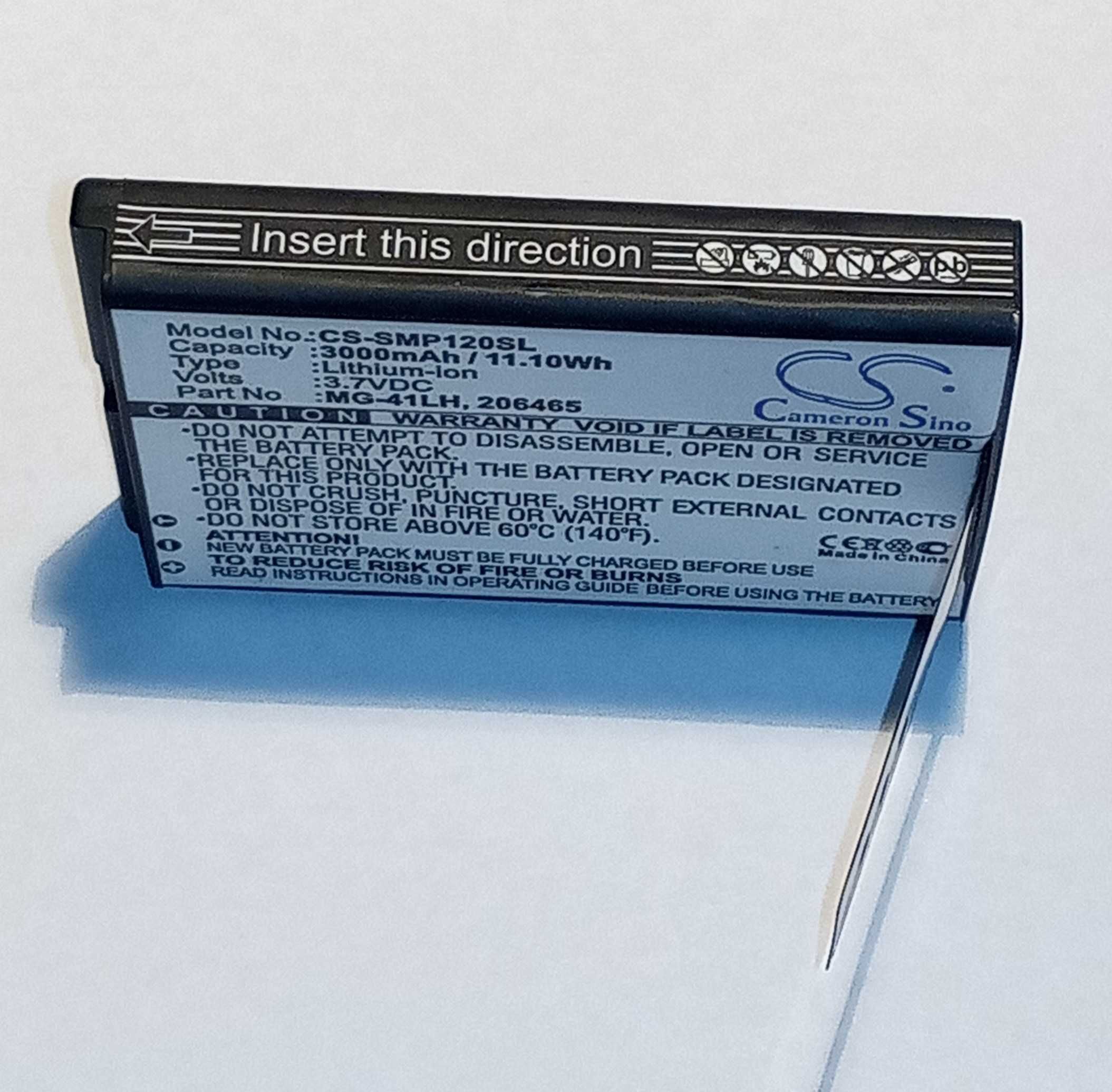 Bateria do GPS Spectra Chc Hemisphere Getac CS-SMP120SL  MG-41LH