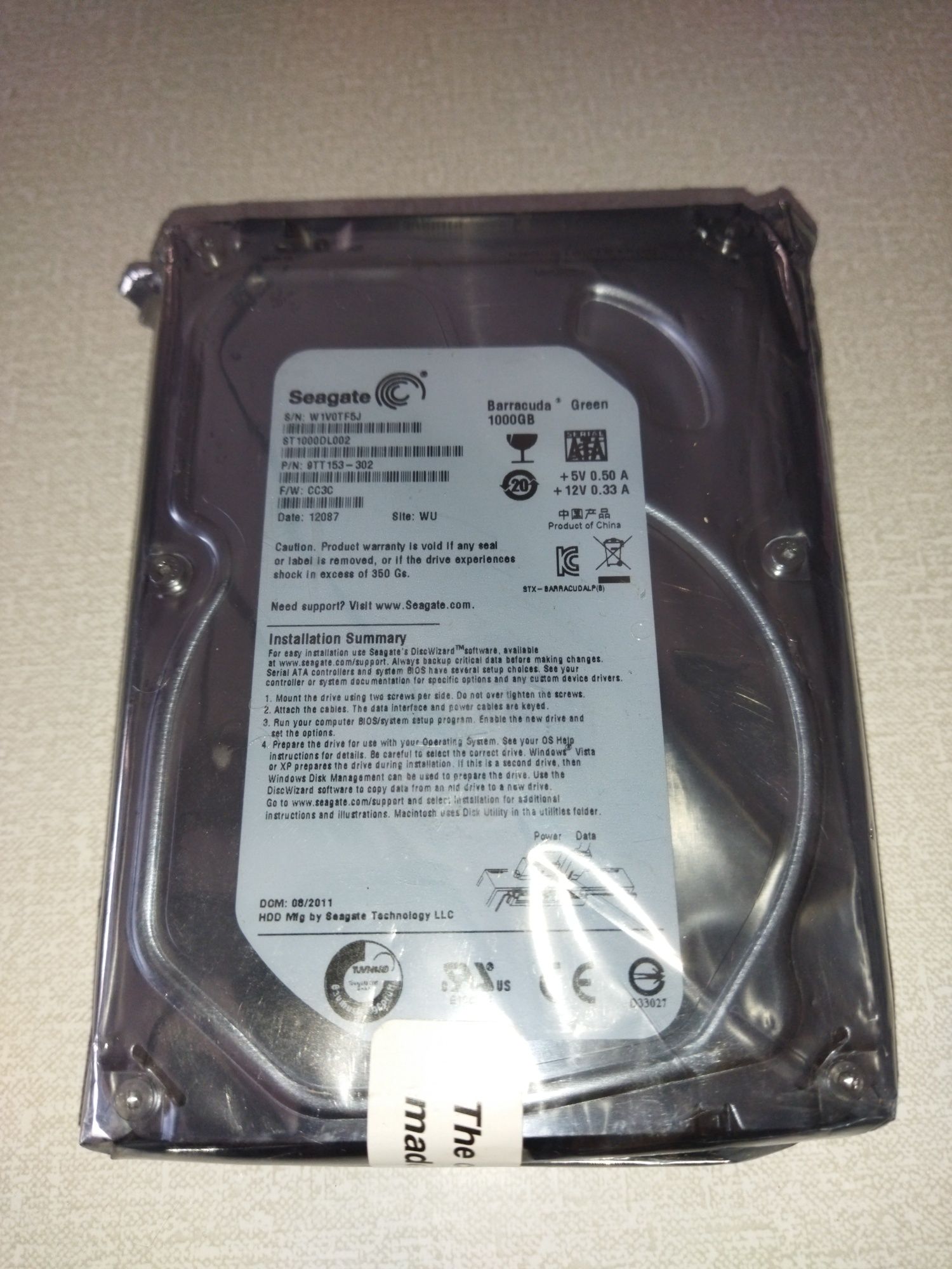 Продам HDD Seagate 1000 Gb