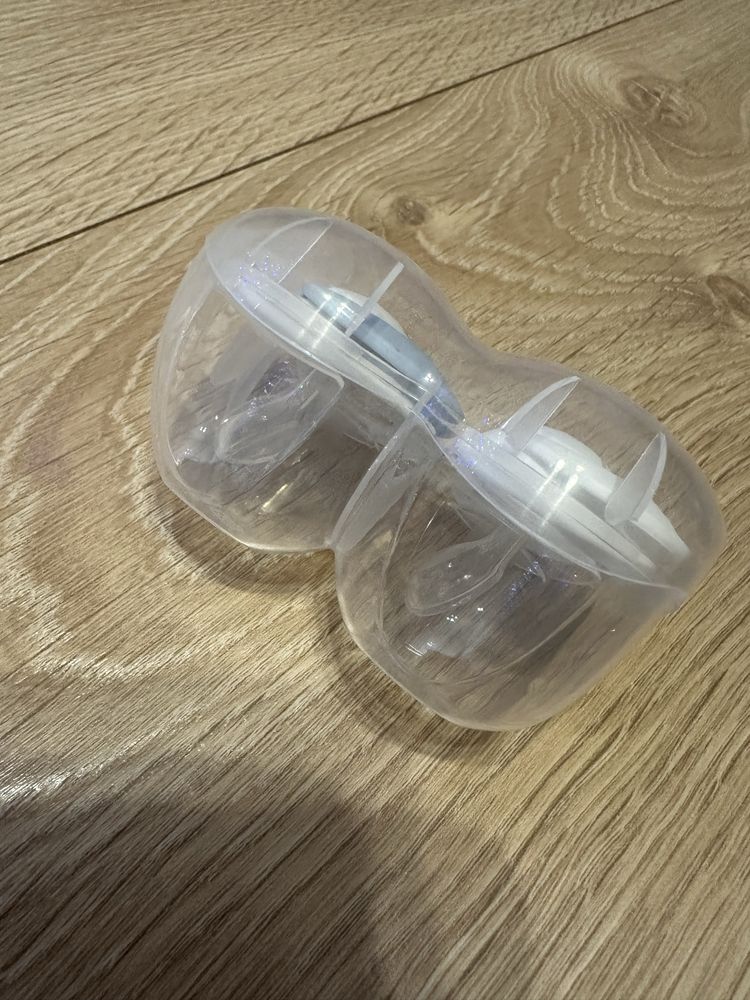 Nuk smoczek 0-6m, niebiesko-biaty, 2 szt.