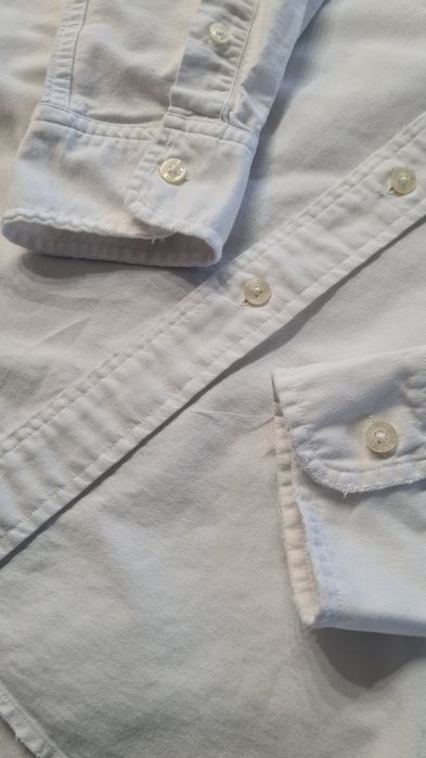 Vintage Koszula Ralph Lauren Jeans. Biała. Rozmiar M. Lata 90