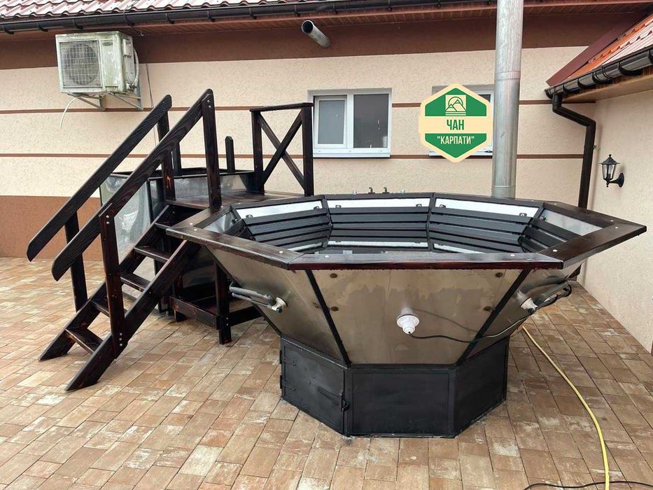 ЧАН КАРПАТИ Нержавійка Преміум VIP парилка сауна баня частина Карпат