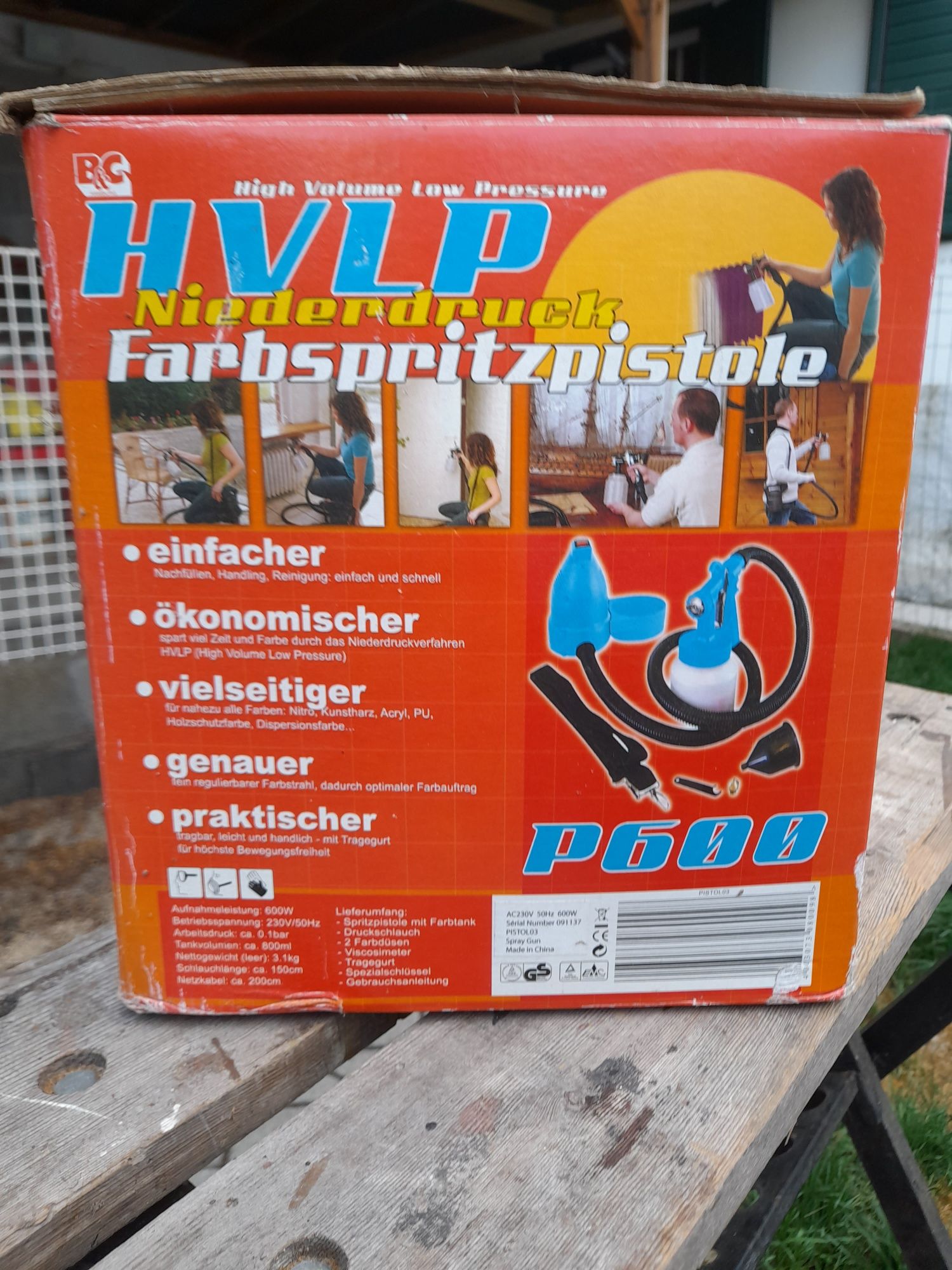 Pistola de pintura
