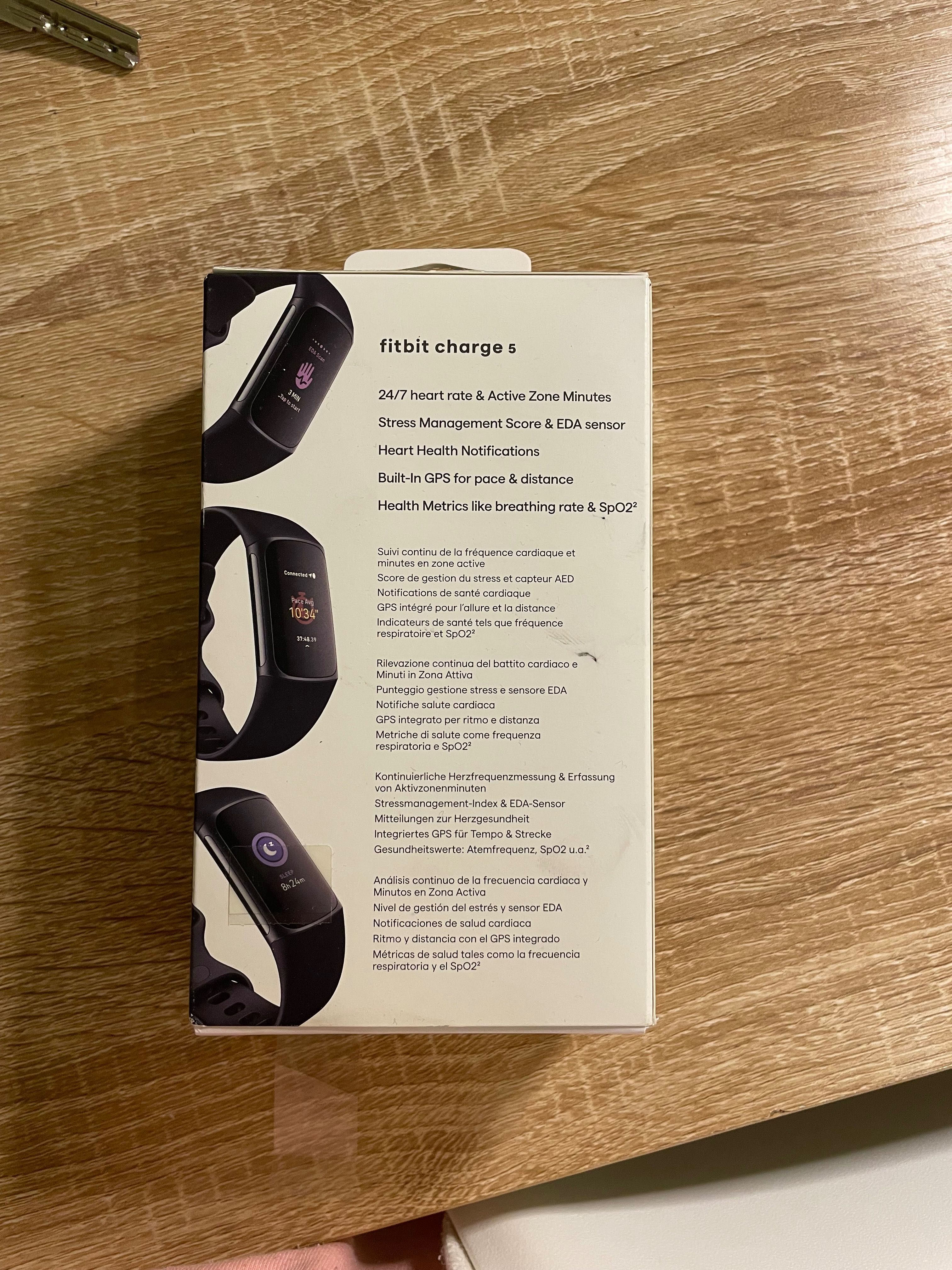 Relógio FitBit Charge 5 em ótimo estado