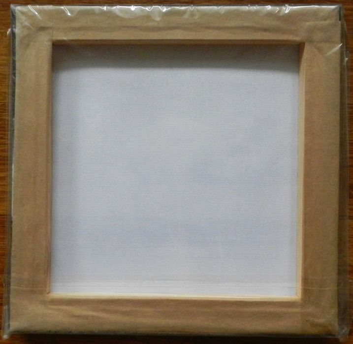 Nowy foto obraz na drewnianej ramie szary krajobraz morze 27,5x27,5 cm