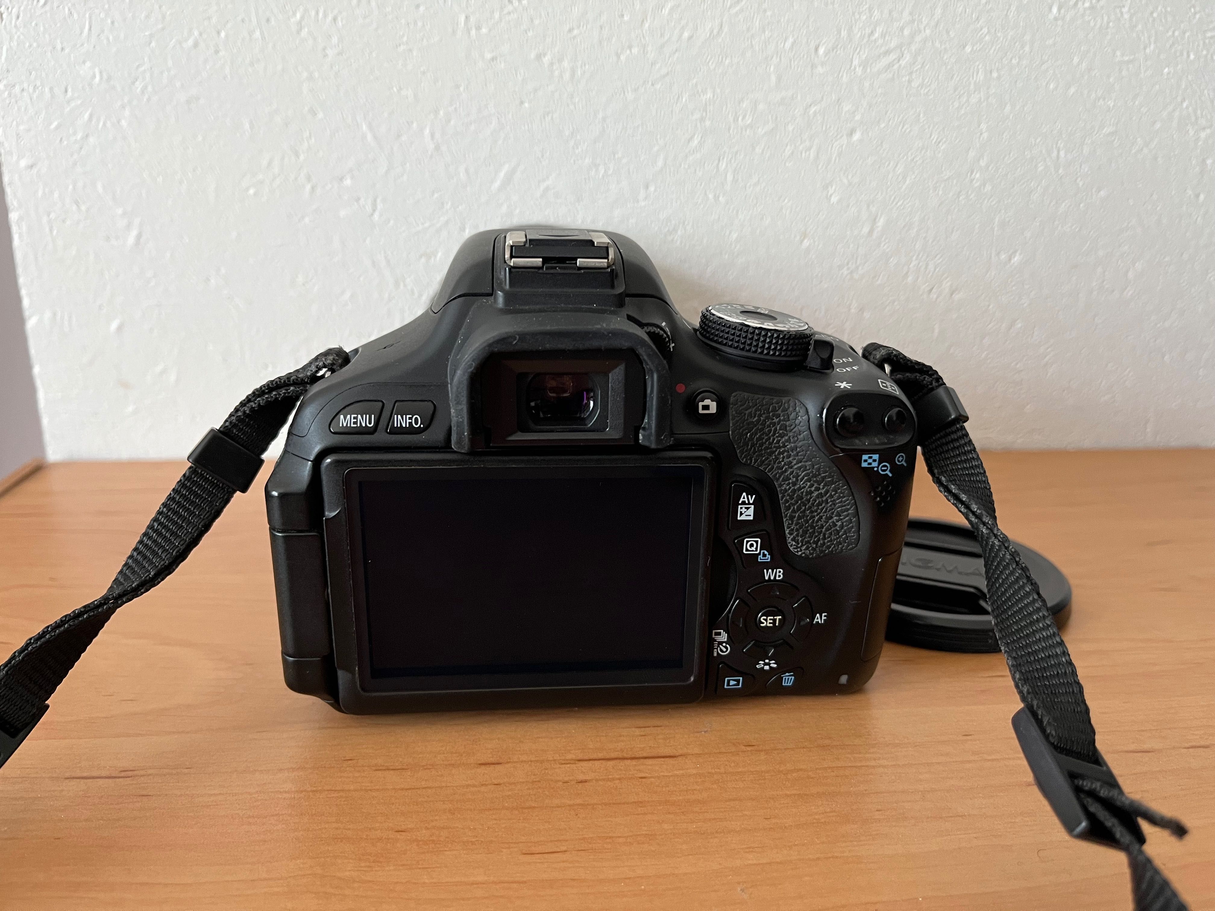 Zestaw Canon EOS 600D + 2 obiektywy