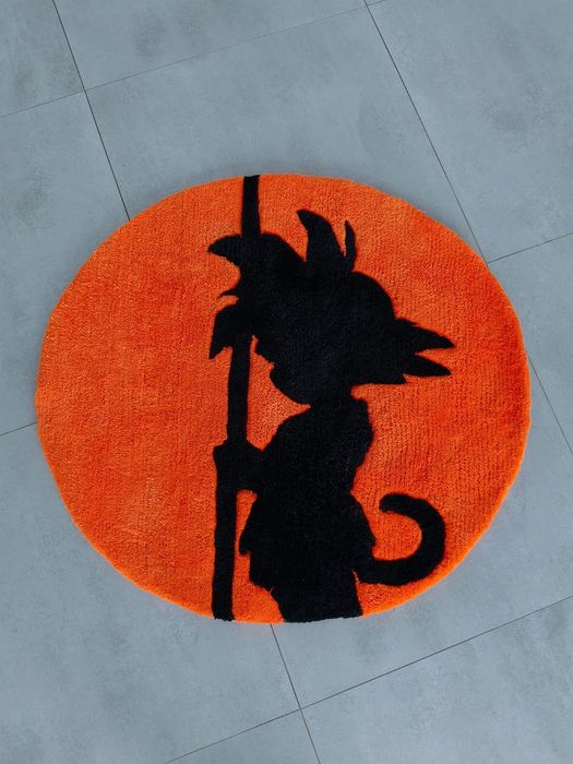 Dywan wykonany metoda tuftingu.