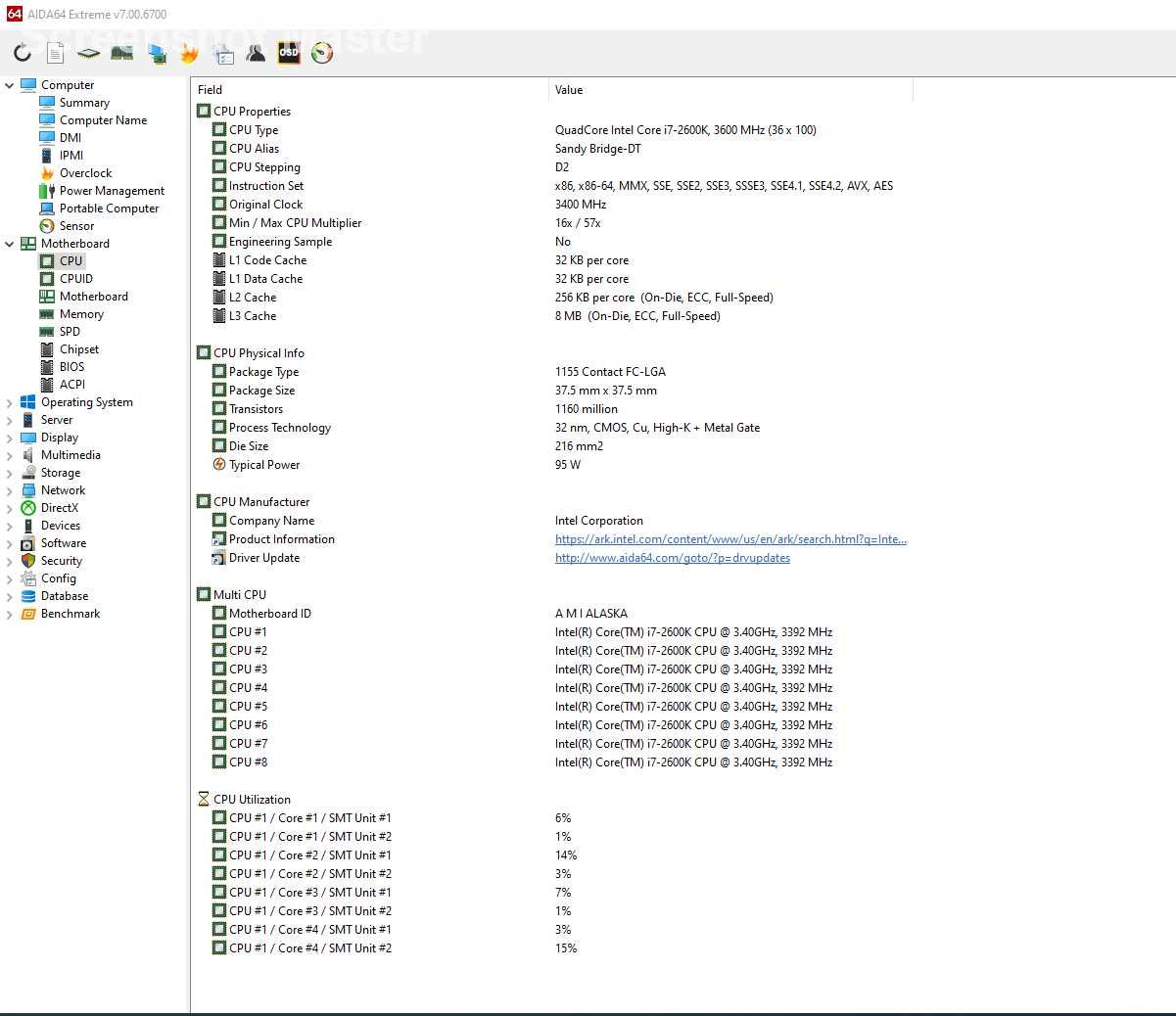 ASRock Socket 1155 Z68 Extreme3 GEN3 + Intel i7 2600K