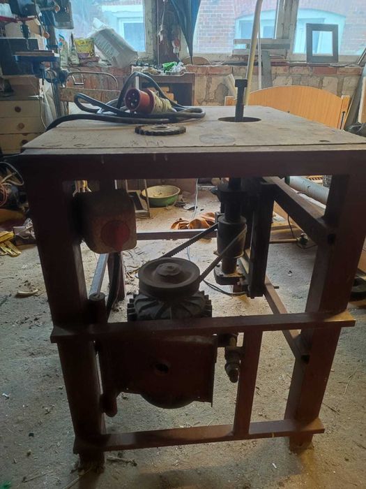 Frezarka 4KW, blat 70cm x 90cm, wałek 25mm