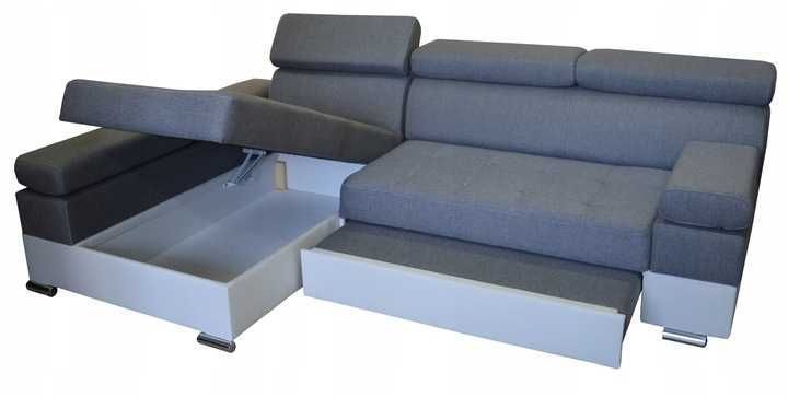 Rozkładany narożnik PANAMA regulowane zagłówki