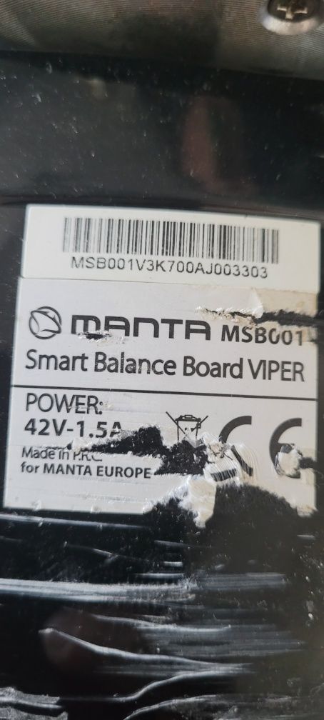 Deskorolka  elektryczna Manta Smart Balance Board Viper