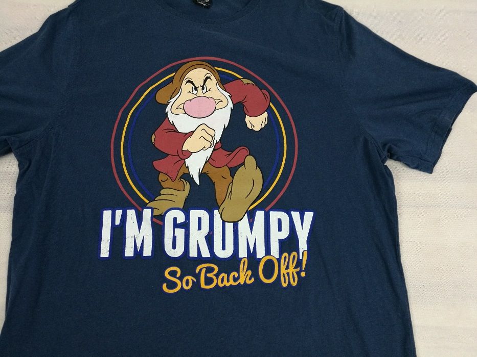 krasnal Grumpy XL T-shirt Królewna Śnieżka Disney koszulka OryginałUSA