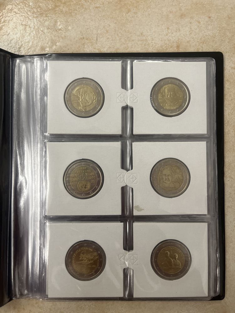 Coleçao moedas 2 euros