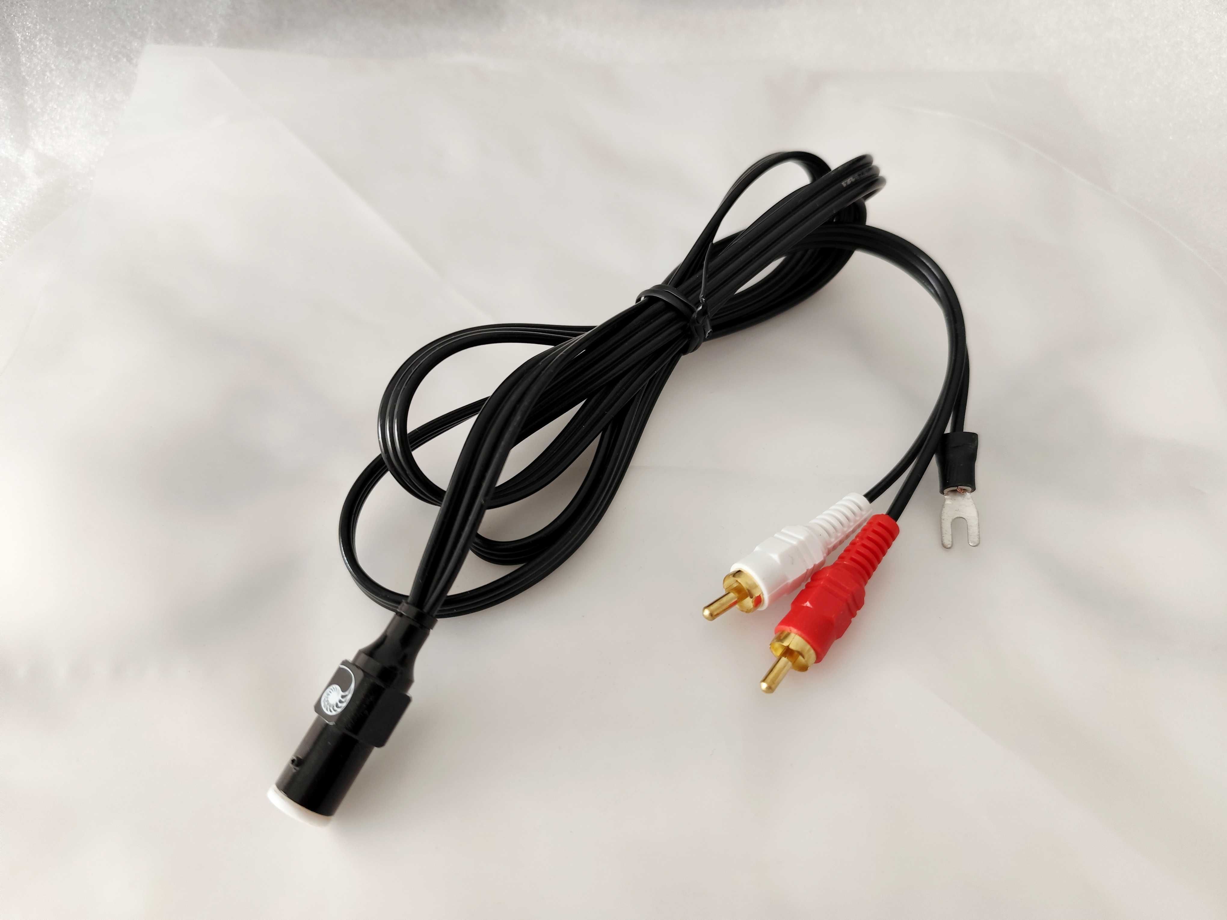 Cabo Phono Gira-Discos - MDIN 5-pin RCA c/ fio terra - 1,5 mts